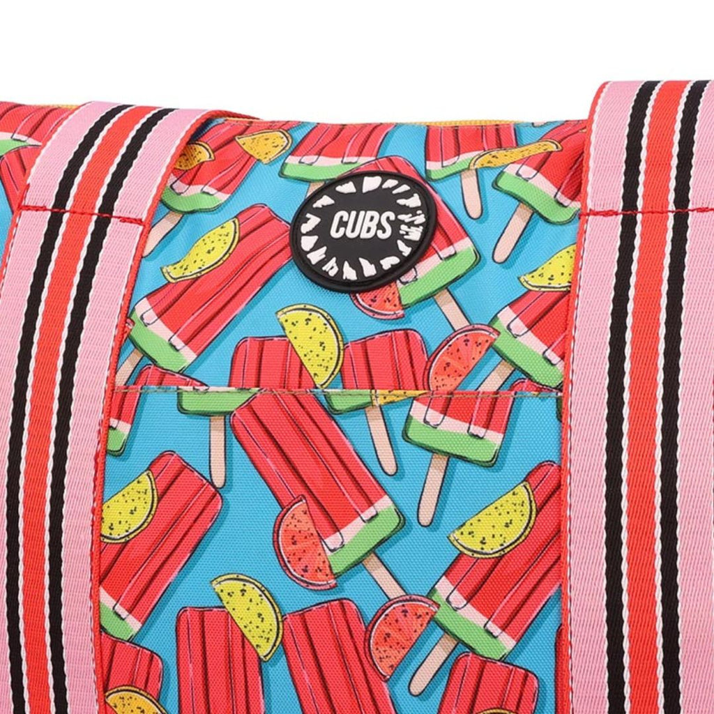 Ice-Cream and Water Colors Double Face Tote Bag 19 L