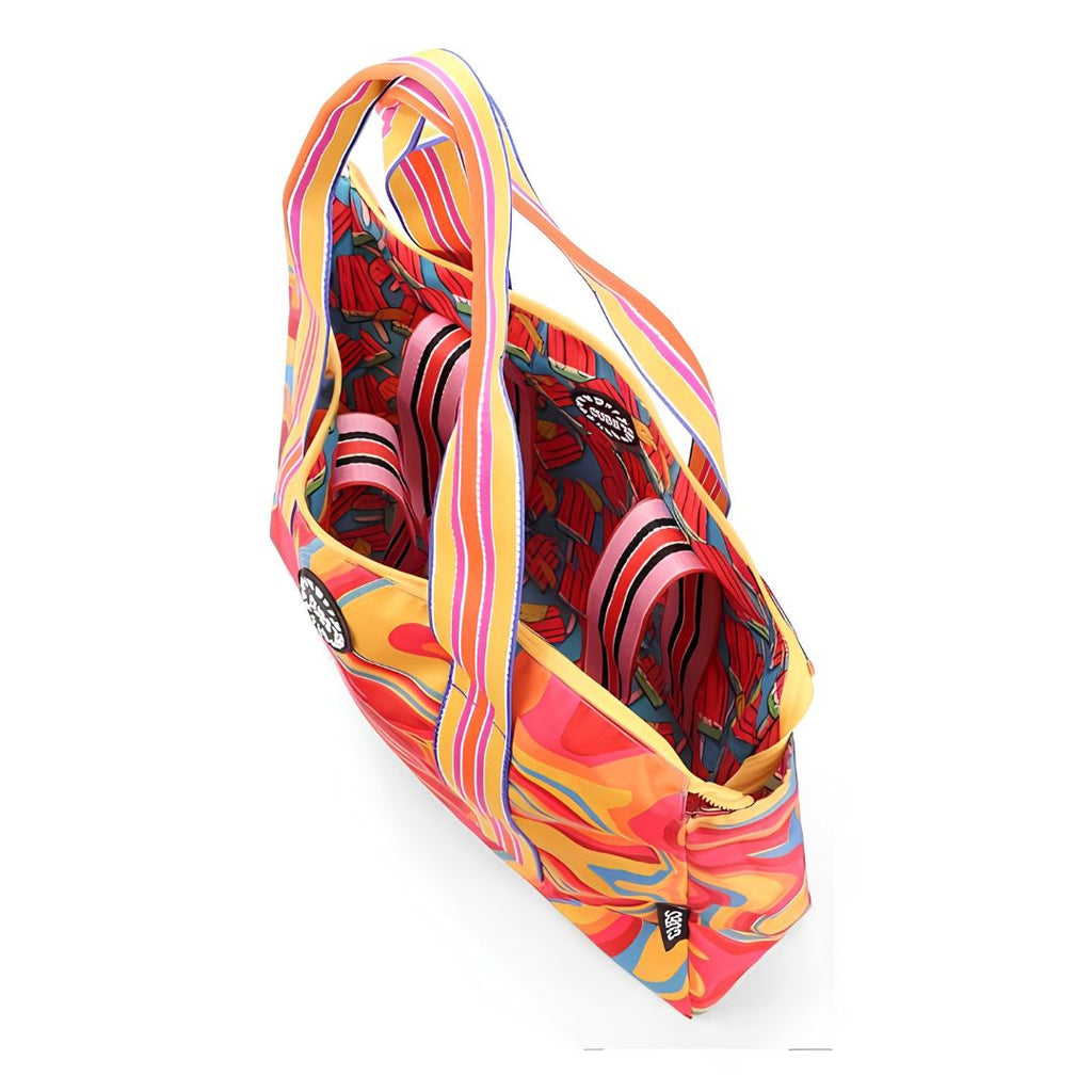 Ice-Cream and Water Colors Double Face Tote Bag 19 L
