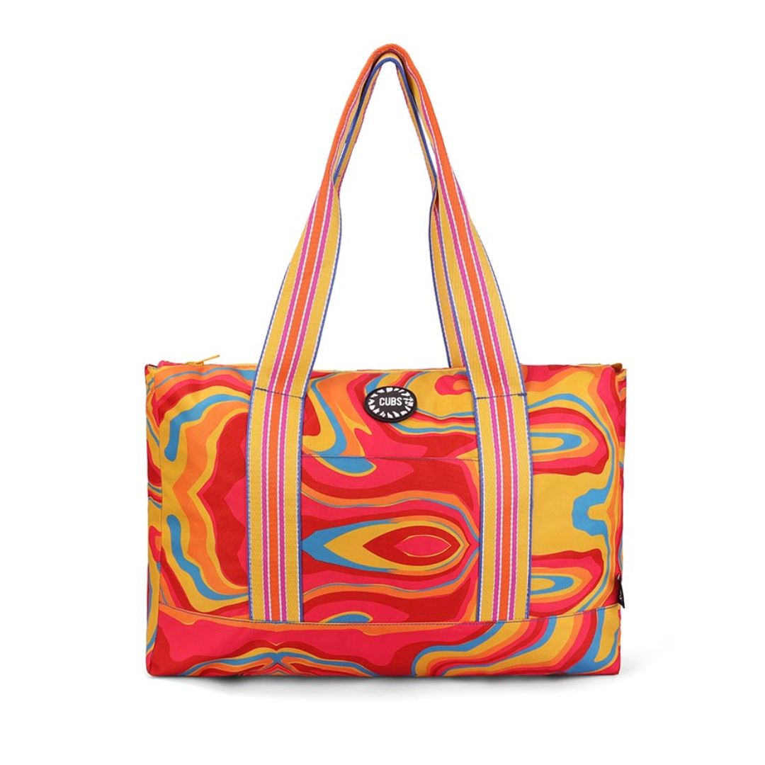 Ice-Cream and Water Colors Double Face Tote Bag 19 L