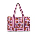 Lilac Pigeon Forest and Pineapples Double Face Tote Bag 19 L