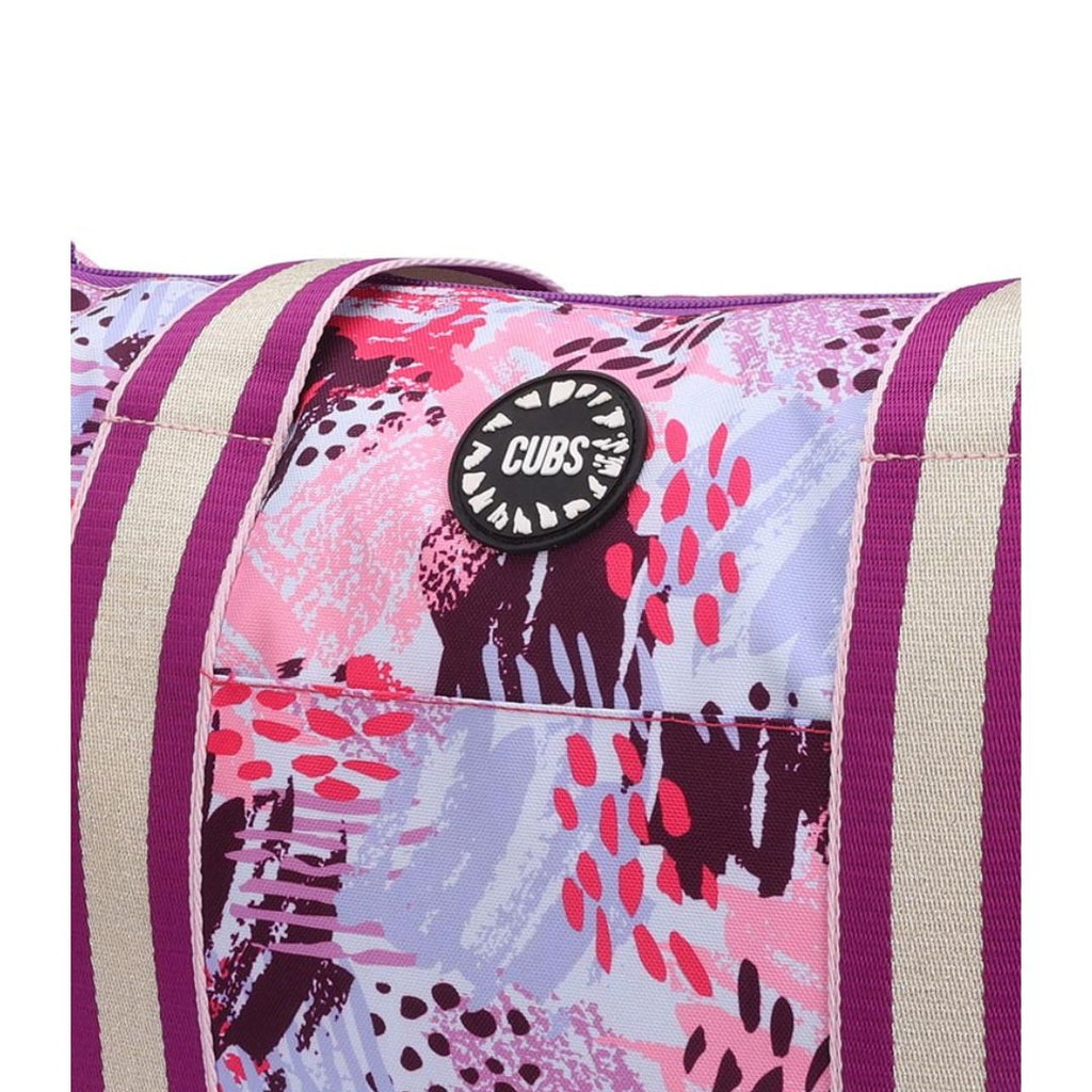 Purple Art and Ice-Cream Double Face Tote Bag 19 L