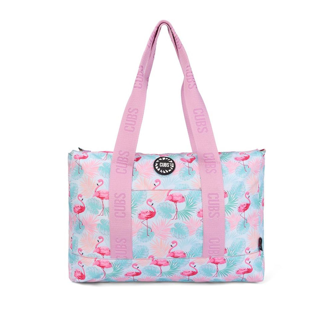 Fruits and Flamingos Double Face Tote Bag 19 L