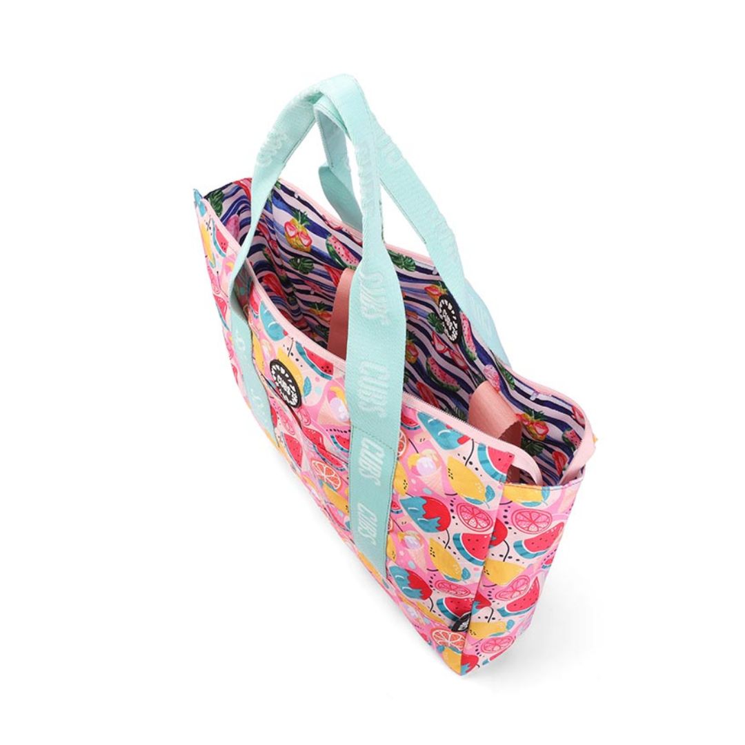 Beachy Summer Vibes Double Face Tote Bag 19 L