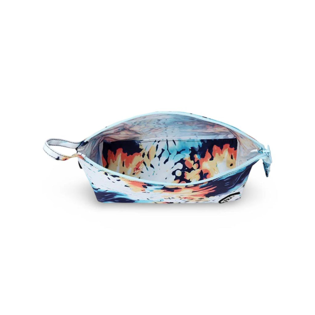Blueish Tie Dye Large Pouches