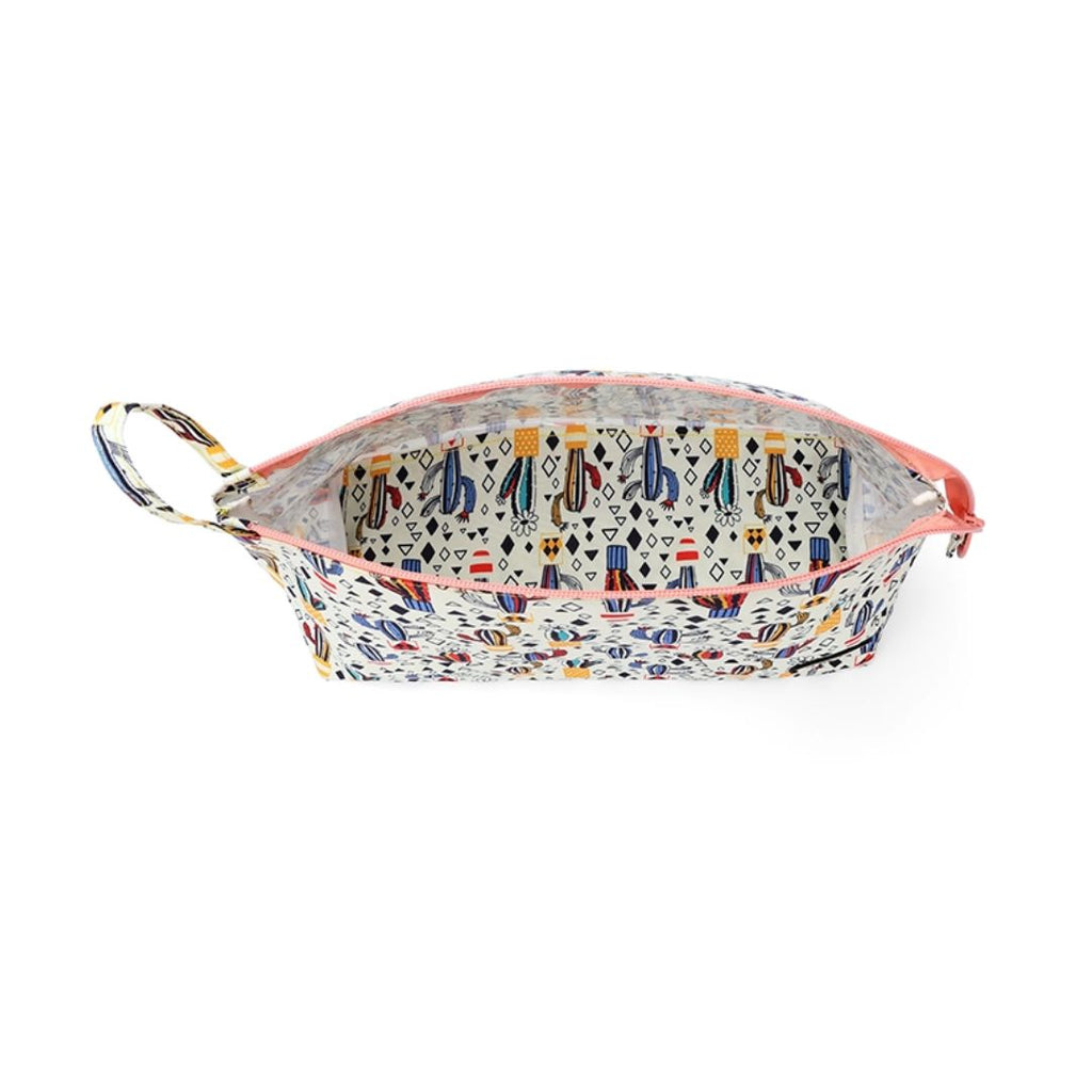 White Cactus Large Pouches