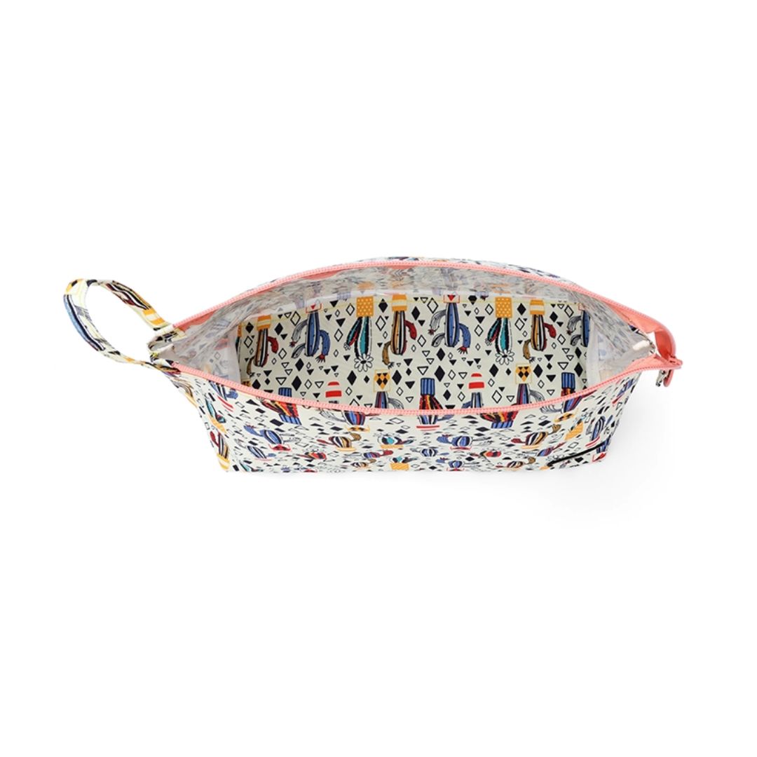 White Cactus Large Pouches