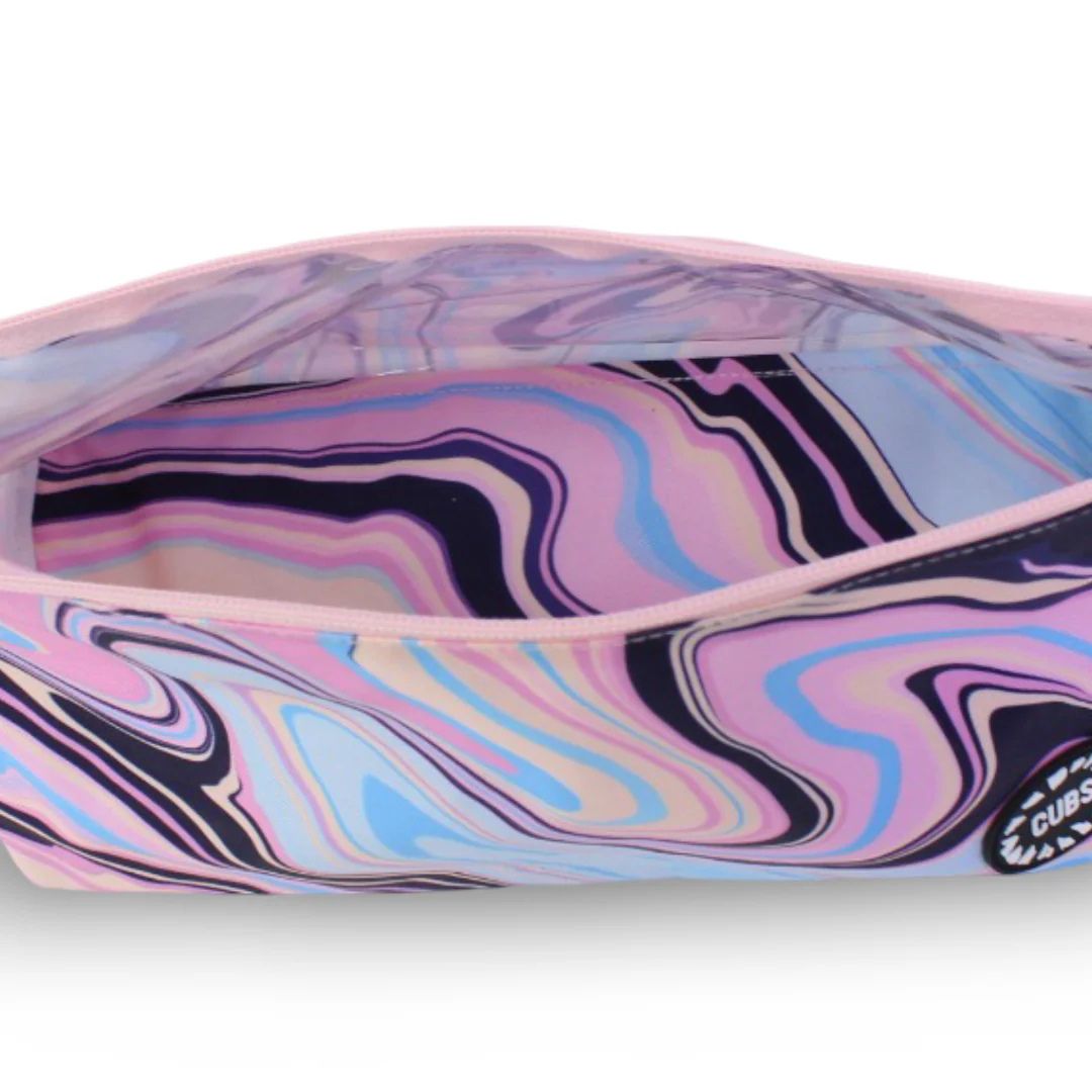 Lilac Swirls Large Pouches