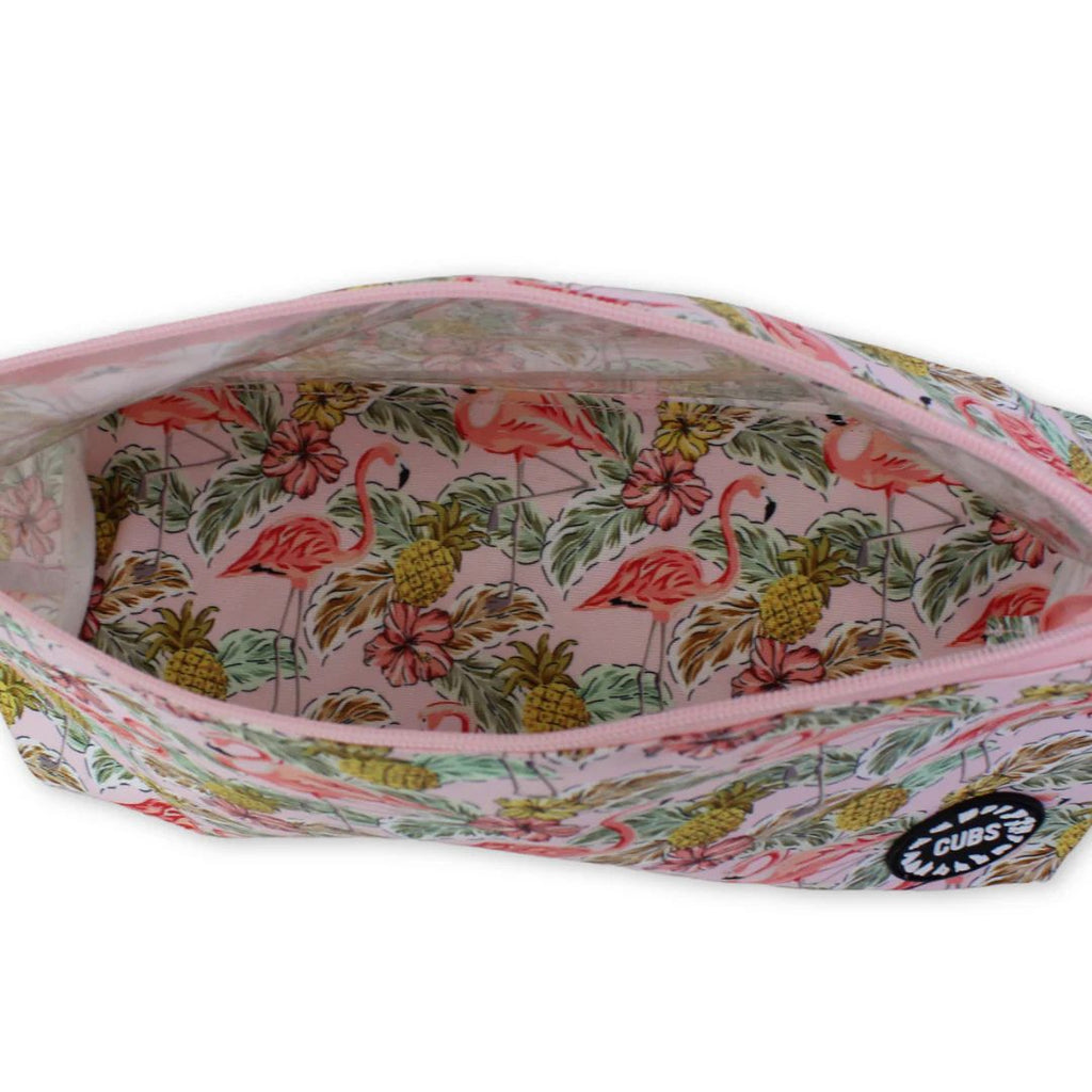 Pinkish Flamingos Large Pouches