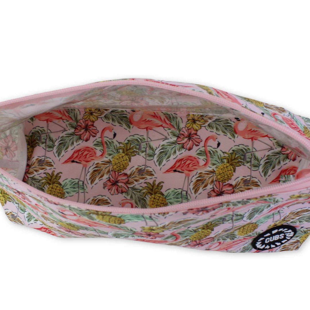 Pinkish Flamingos Large Pouches