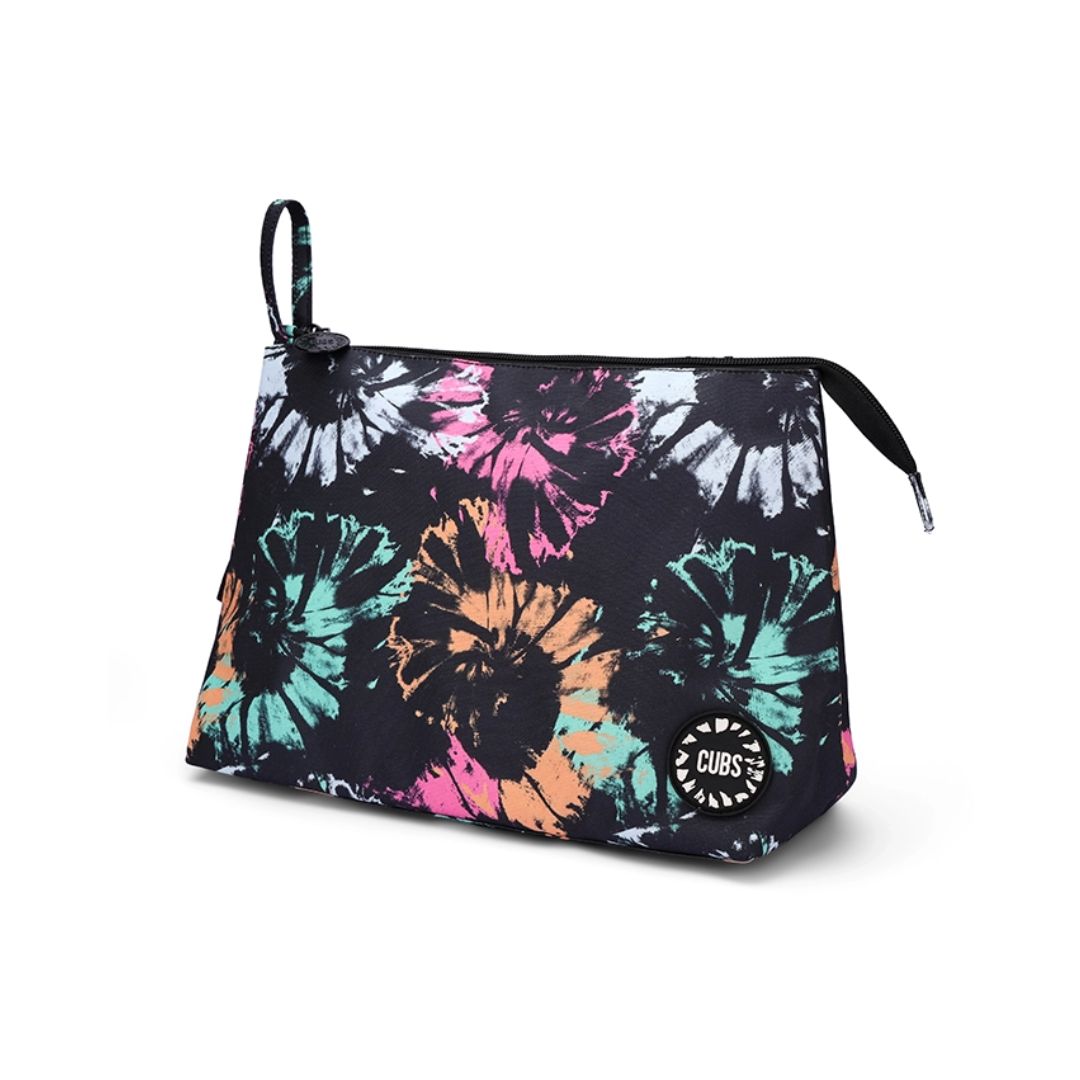 Dark Tie Dye Large Pouches
