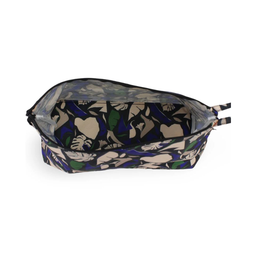 Black and Blue Large Pouches