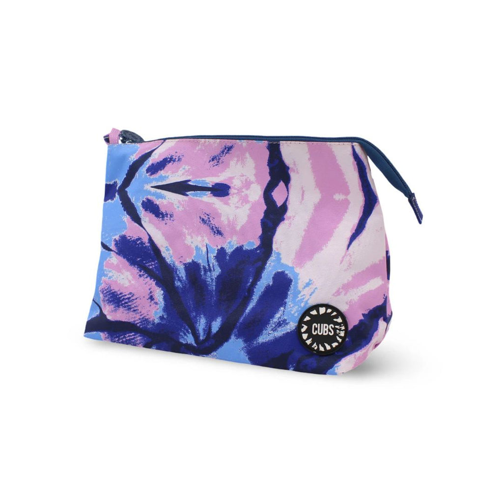Shades of Blue Tie Dye Large Pouches