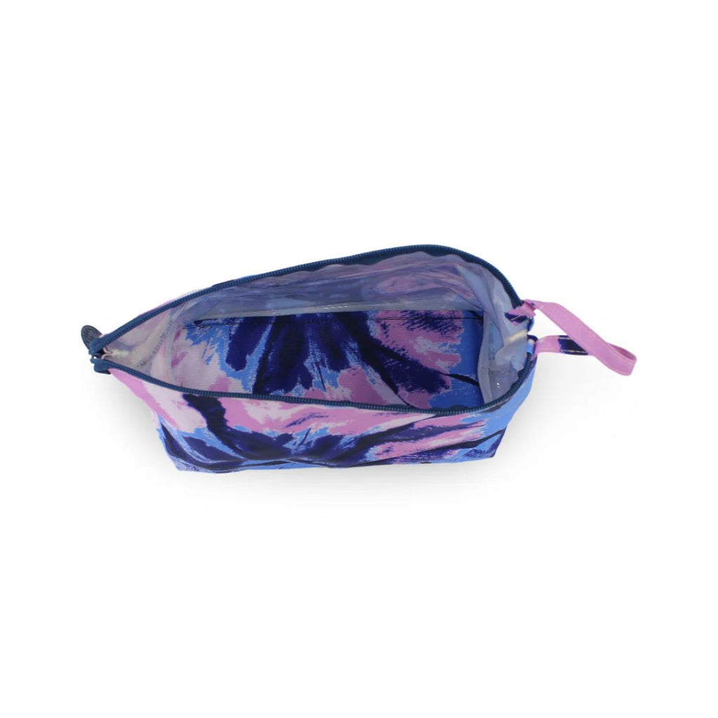 Shades of Blue Tie Dye Large Pouches