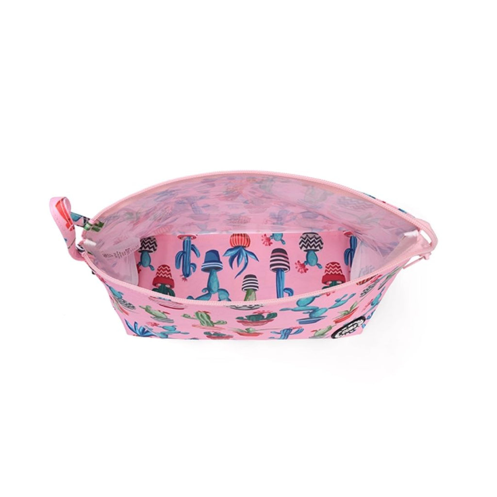 Pink Cactus Large Pouches