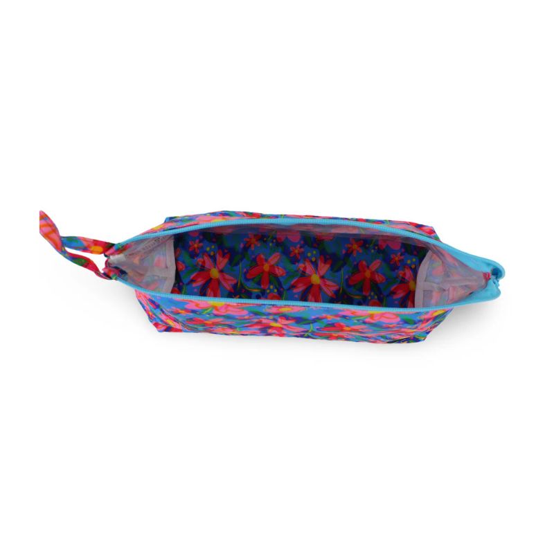 Lovely Flowers Large Pouches