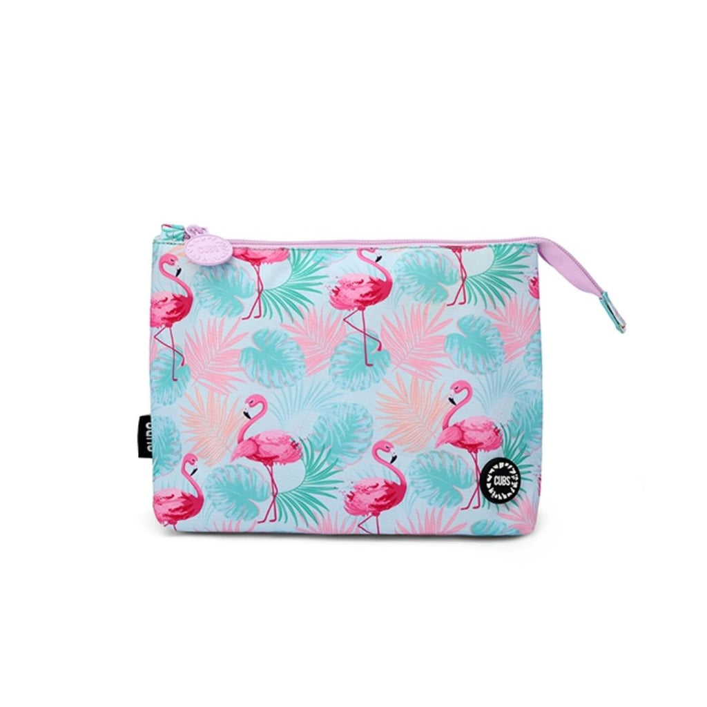 Flamingos in the Forest Large Pouches