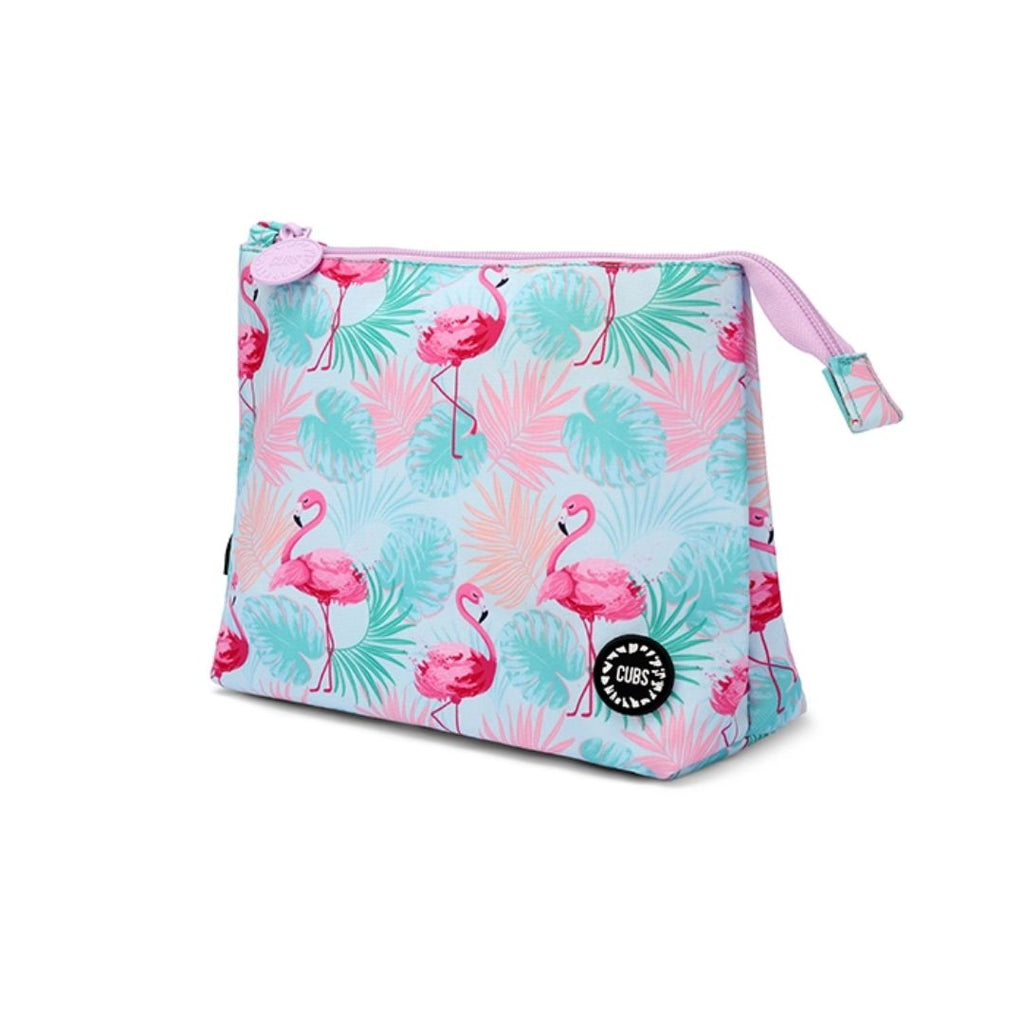 Flamingos in the Forest Large Pouches