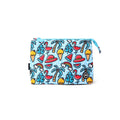 Baby Blue Flamingos Medium Pouch