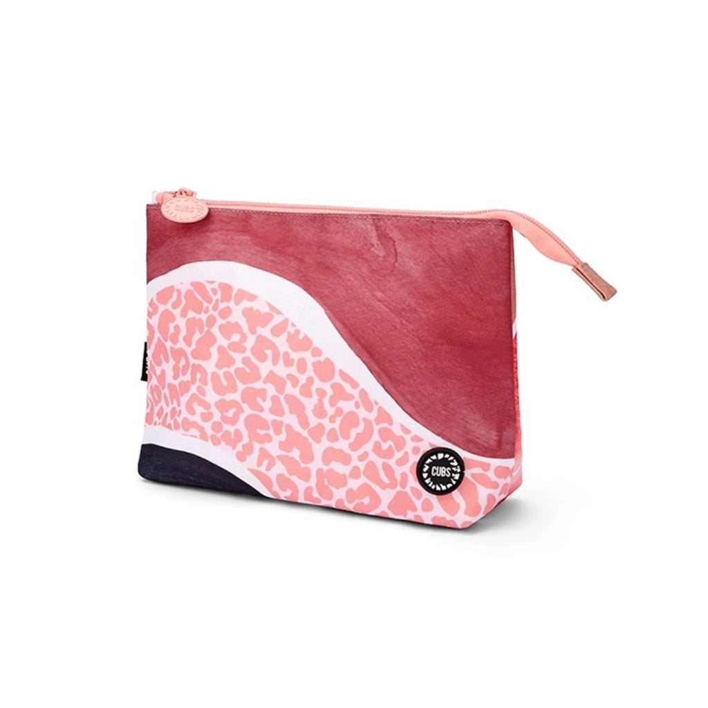 Brown Waves Medium Pouch