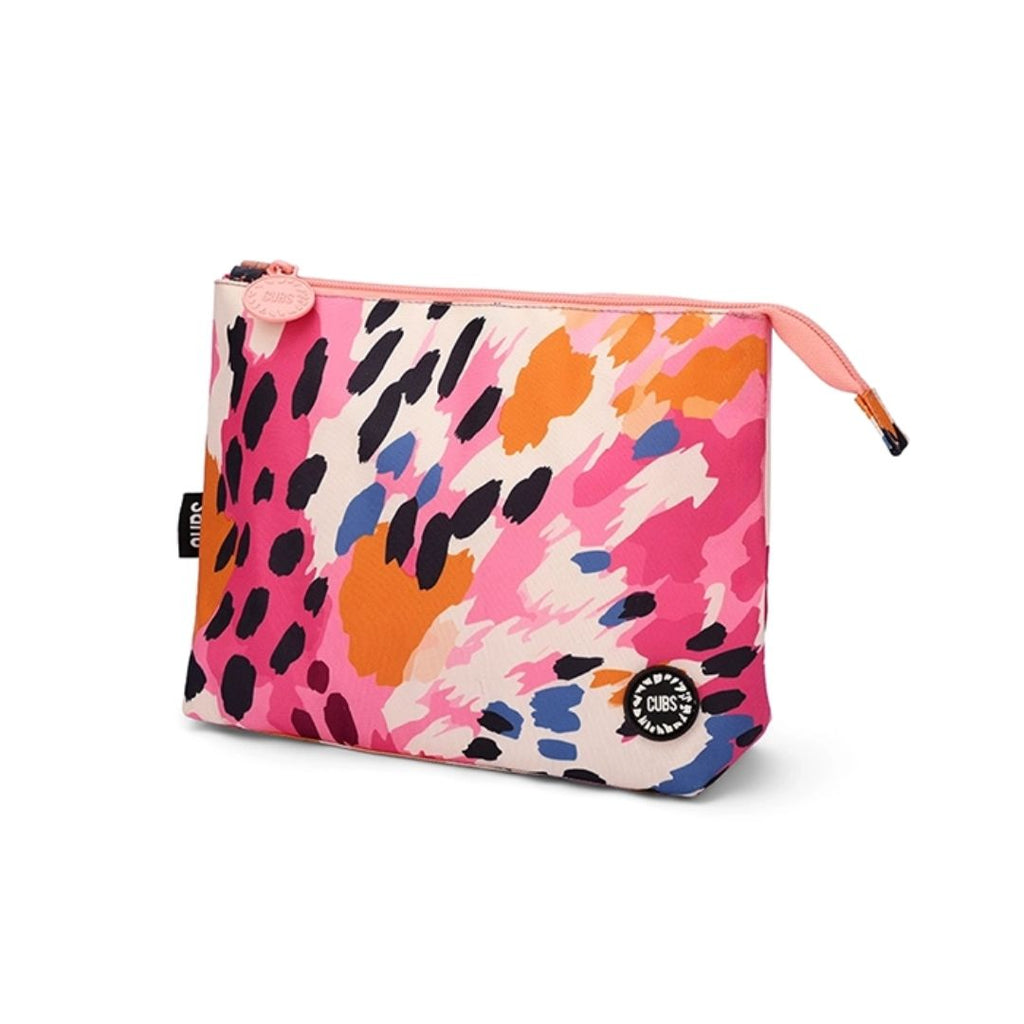 Brown Leopard Medium Pouch