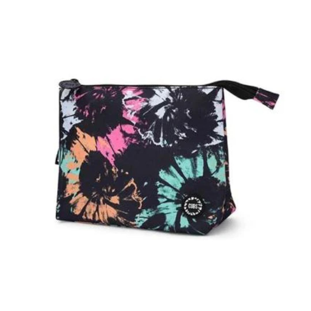 Dark Tie Dye Medium Pouch