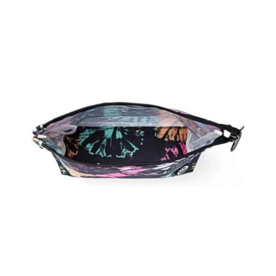 Dark Tie Dye Medium Pouch