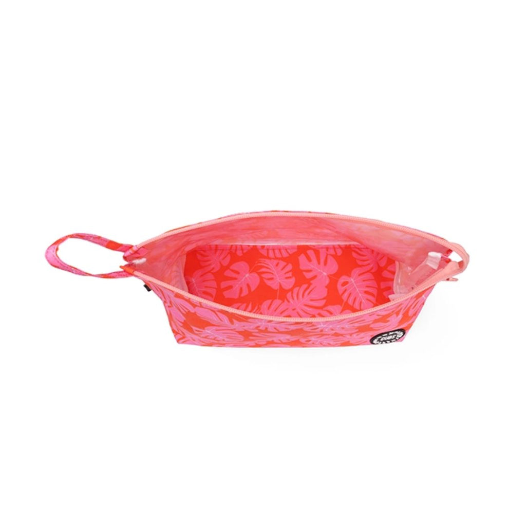 Orange Leaves Medium Pouch