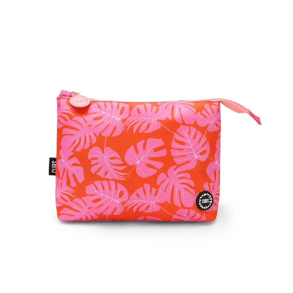 Orange Leaves Medium Pouch
