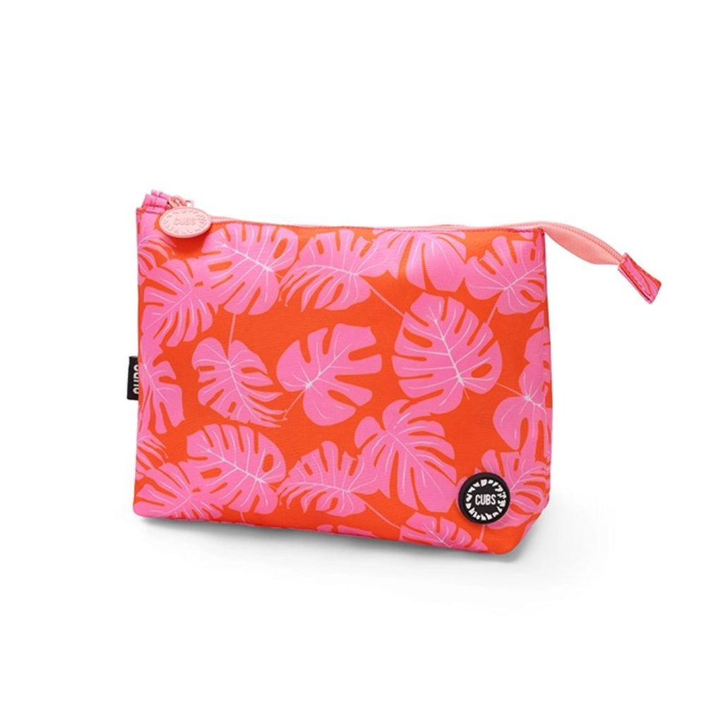 Orange Leaves Medium Pouch