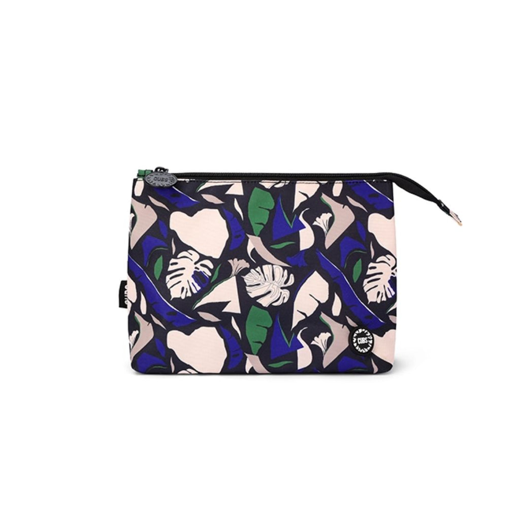 Black and Blue Medium Pouch