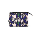 Black and Blue Medium Pouch