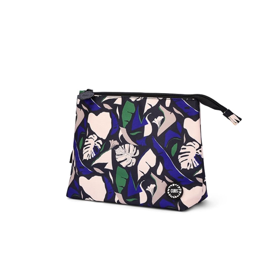 Black and Blue Medium Pouch
