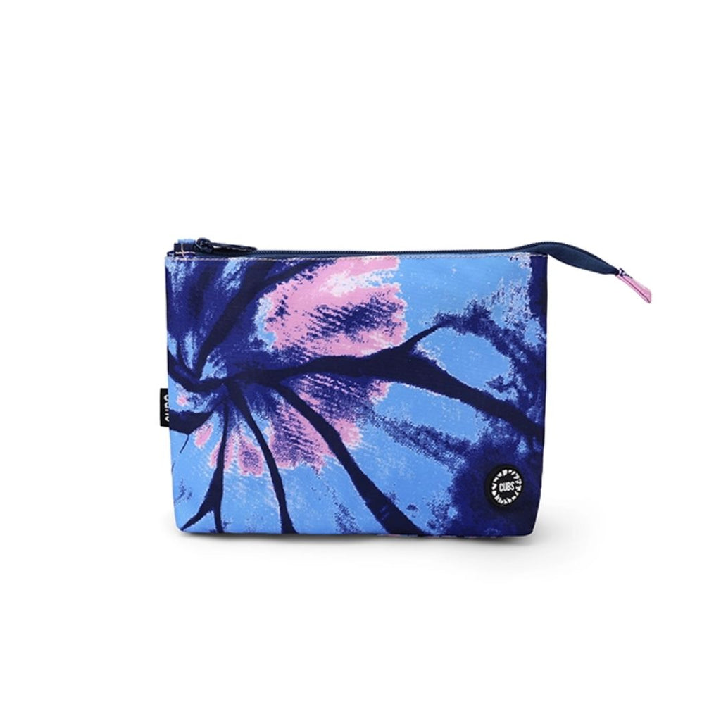 Shades of Blue Tie Dye Medium Pouch