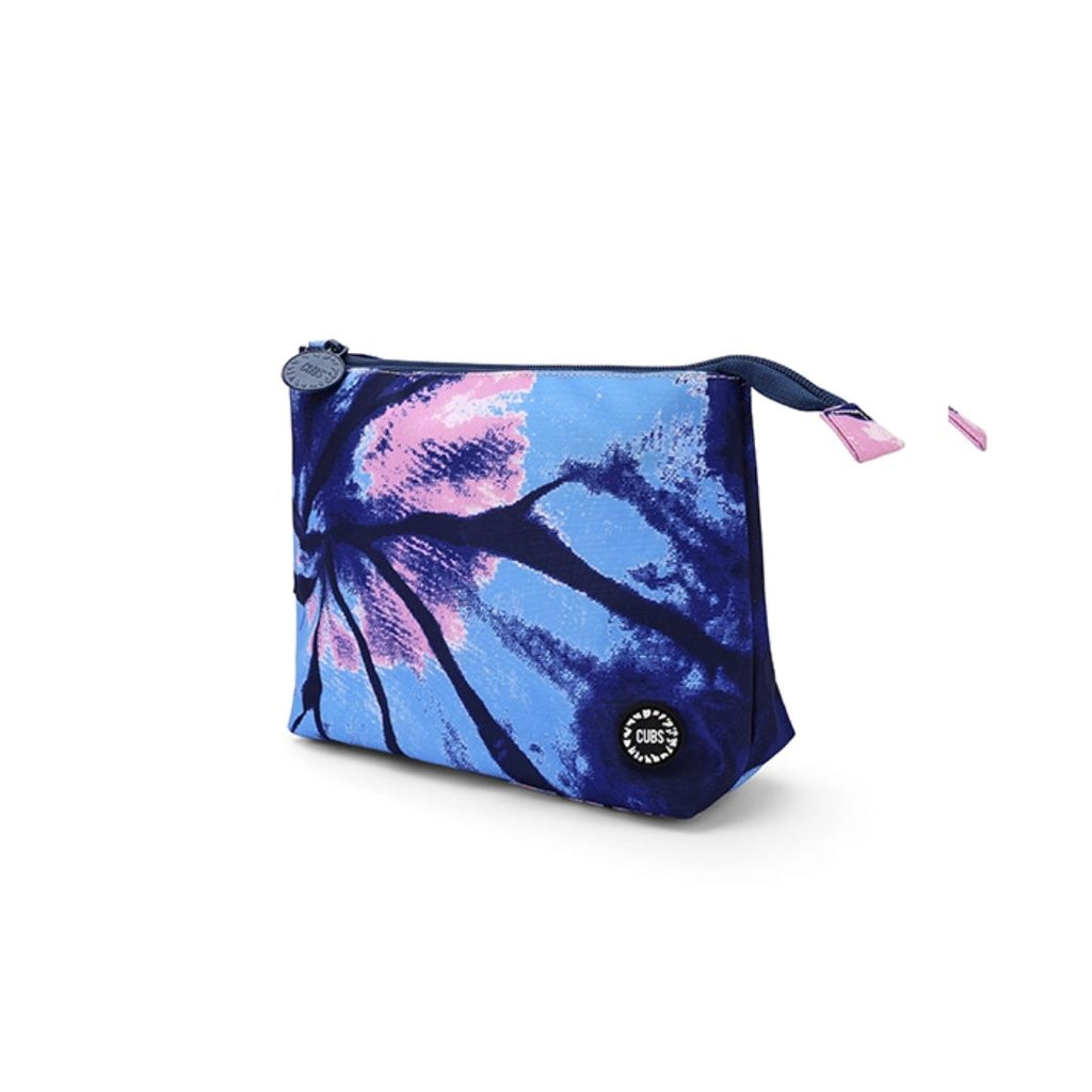 Shades of Blue Tie Dye Medium Pouch