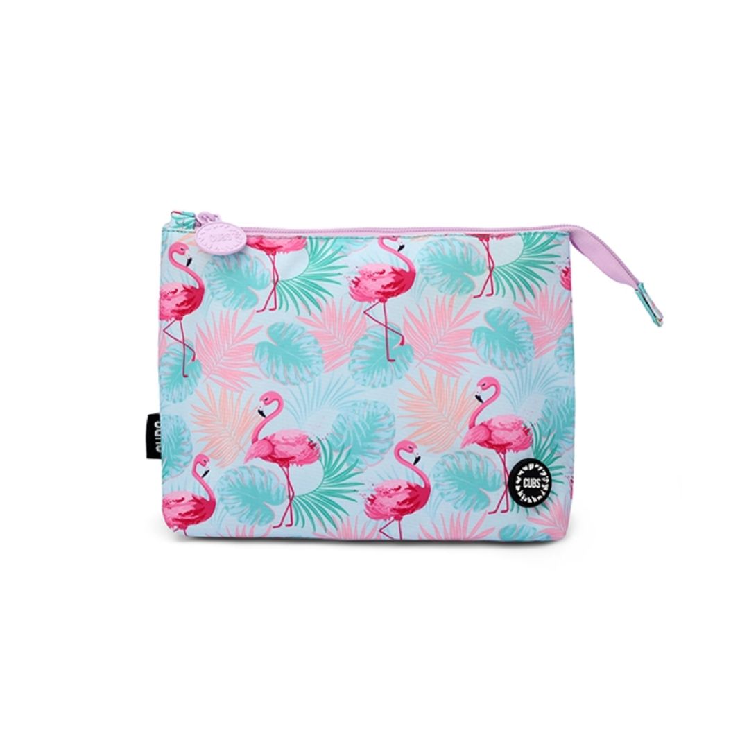 Flamingos in the Forest Medium Pouch