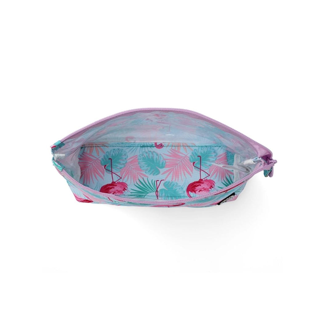 Flamingos in the Forest Medium Pouch