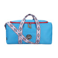 Cyan Blue Weekender Duffel Bag 63 L