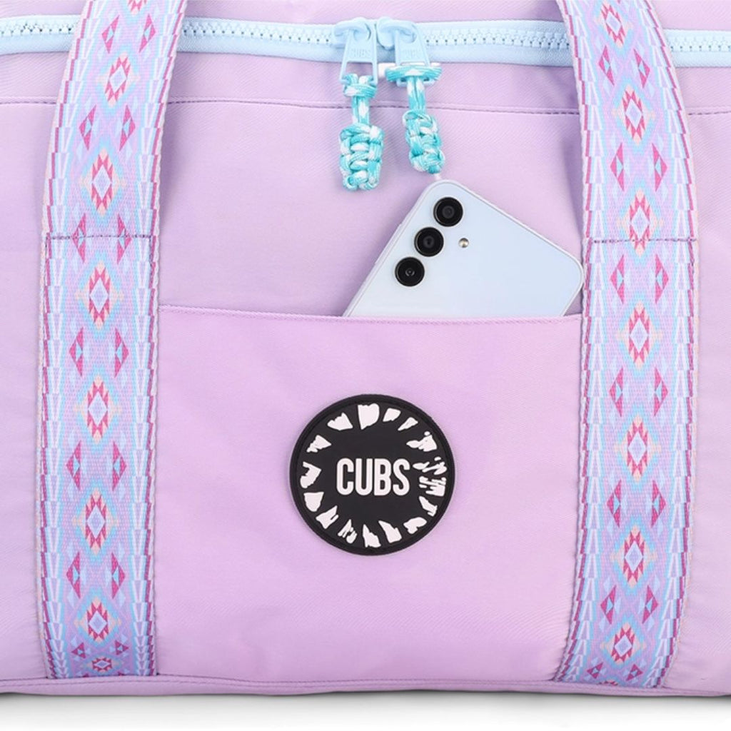 Lavender Weekender Duffel Bag 63 L