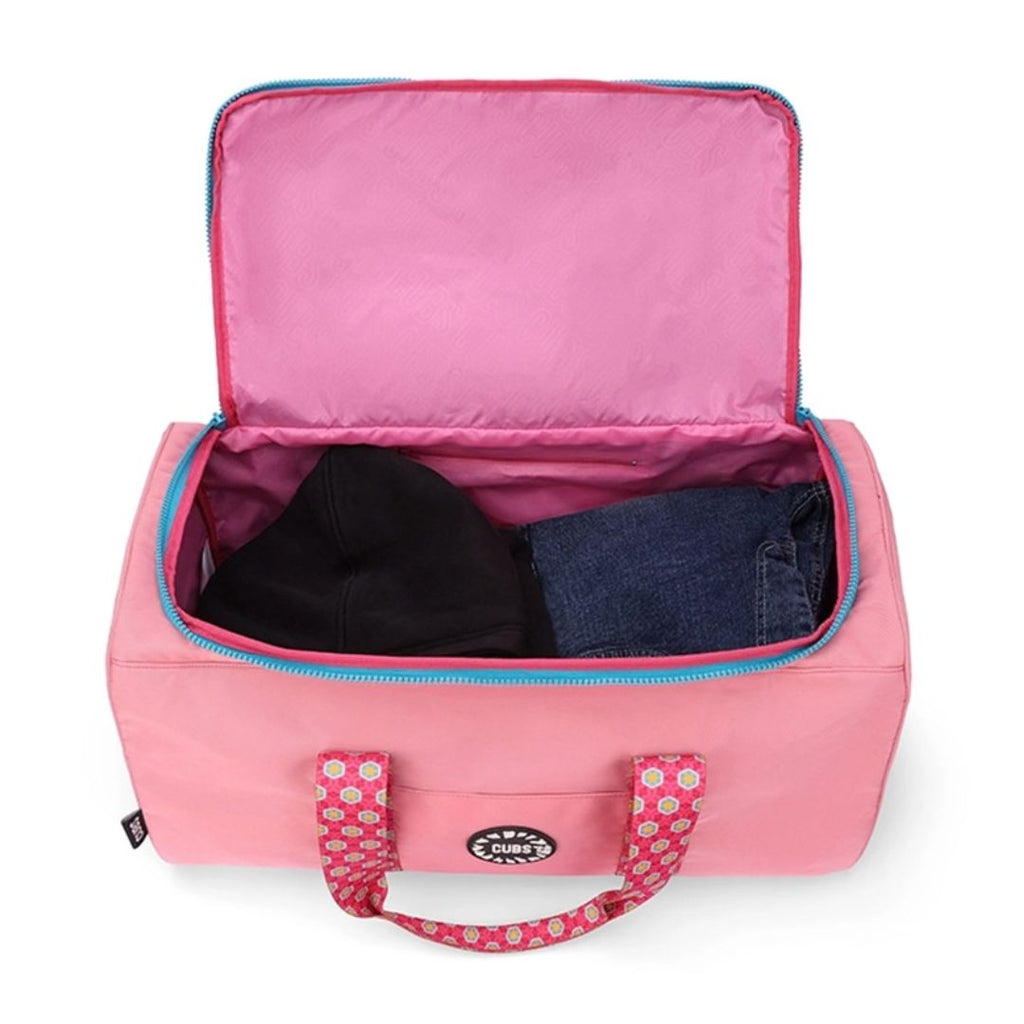 Bubblegum Pink Weekender Duffel Bag 63 L