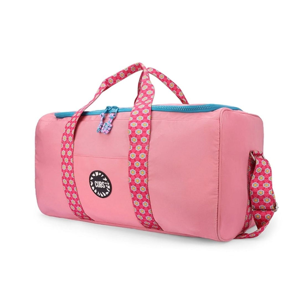 Bubblegum Pink Weekender Duffel Bag 63 L
