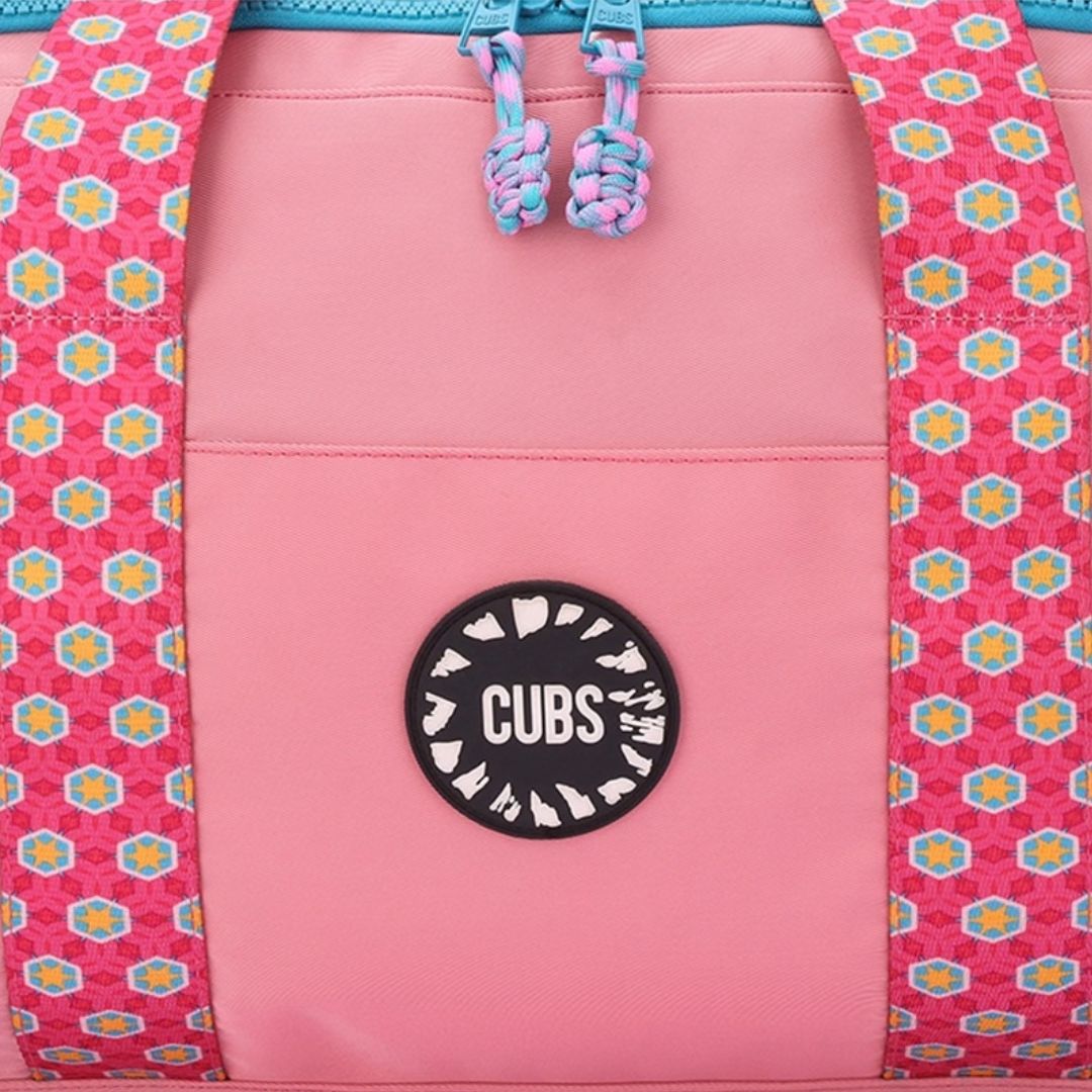 Bubblegum Pink Weekender Duffel Bag 63 L