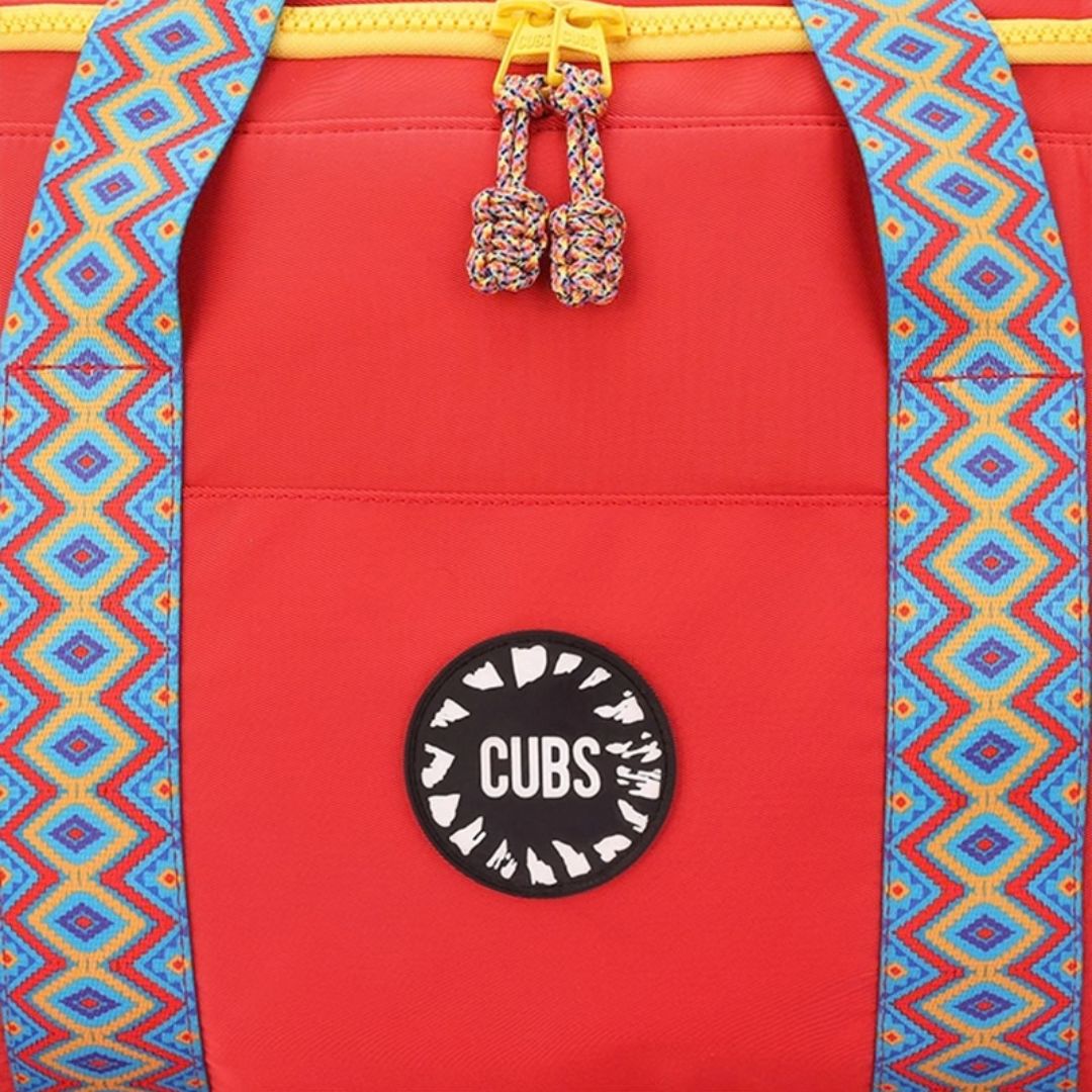 Flame Red Weekender Duffel Bag 63 L