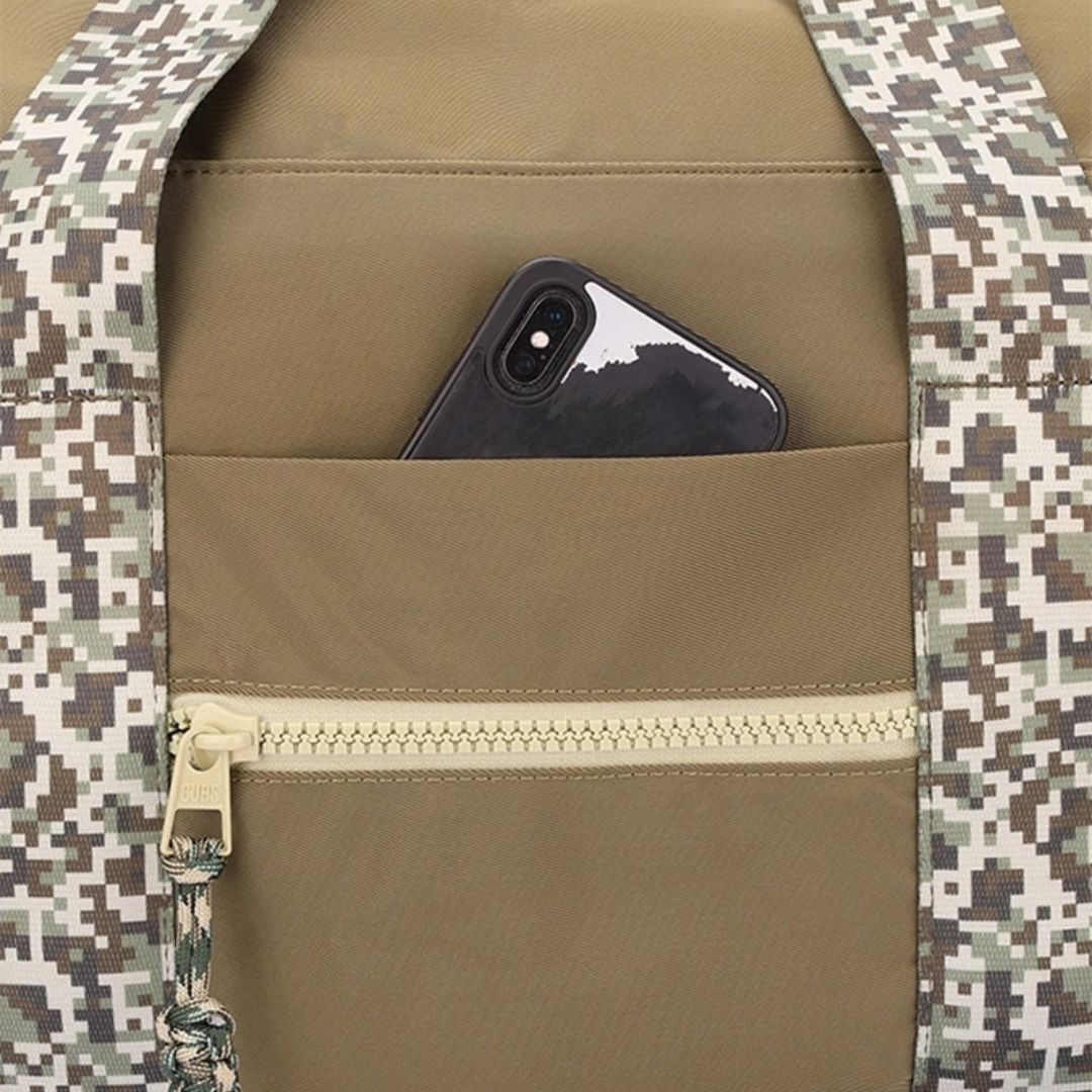Ashy Grey Weekender Duffel Bag 63 L