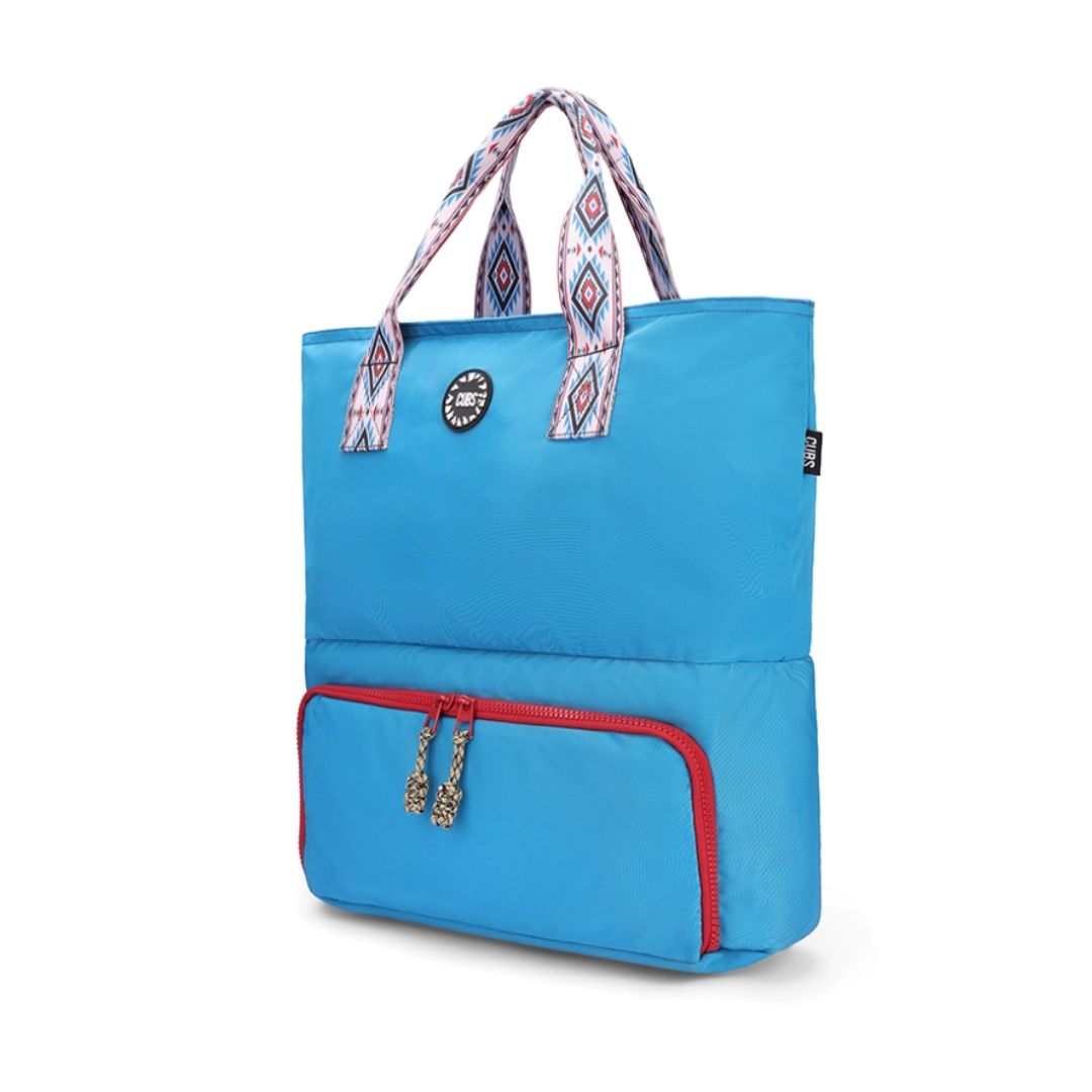 Cyan Blue Tote Cooler 41 L