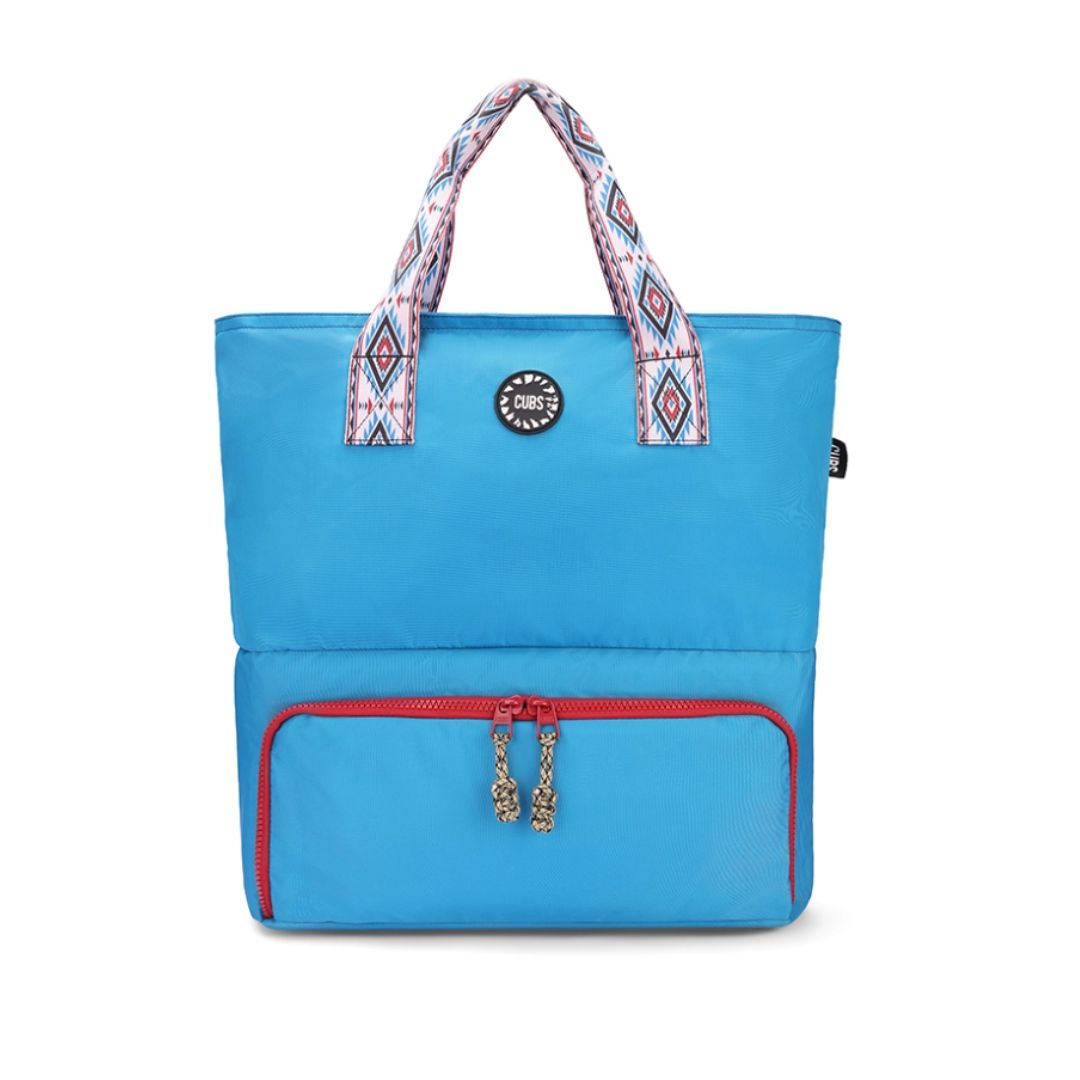 Cyan Blue Tote Cooler 41 L
