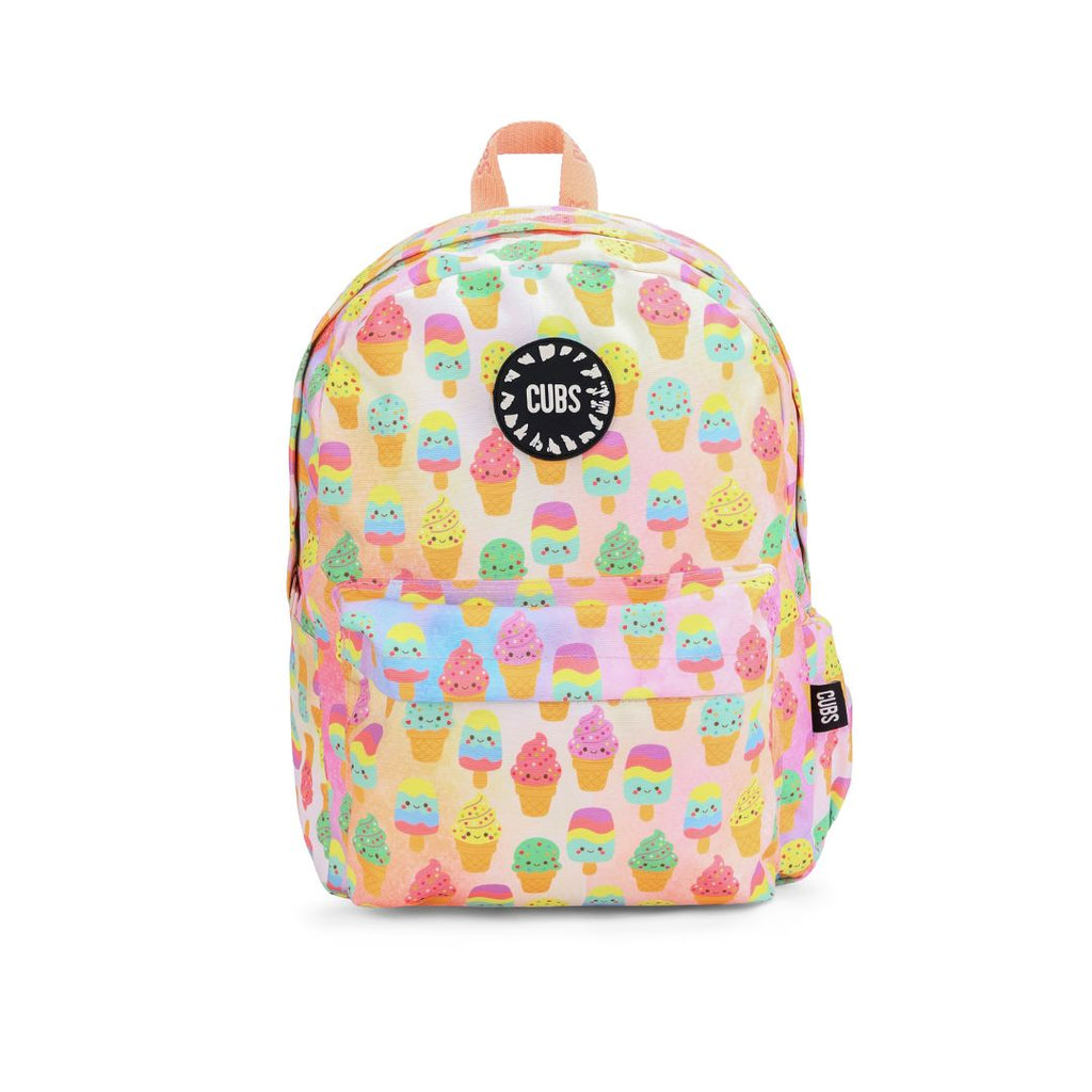 Smiling Ice Cream Junior Student Backpack 28L