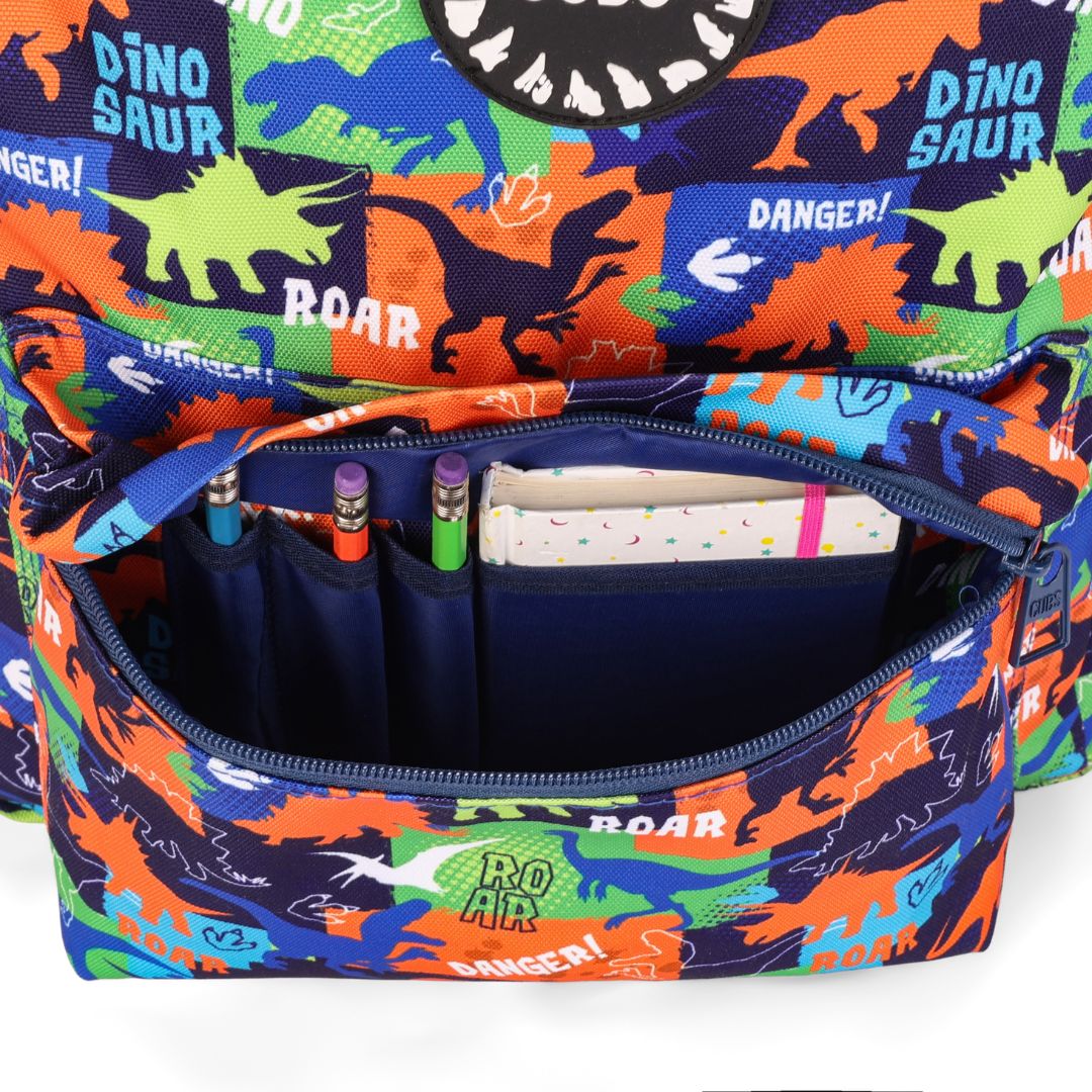 Dino Blocks Junior Student Backpack 28L