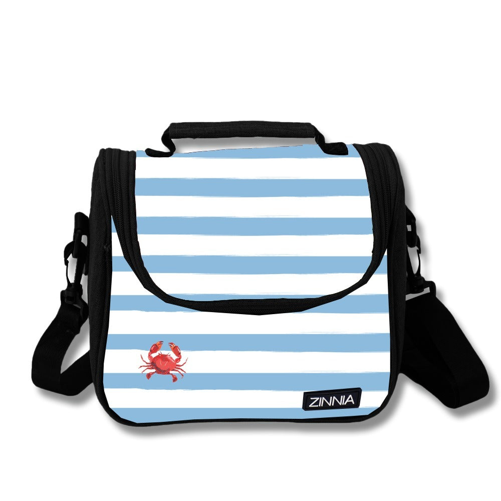 Retro Blue Lunch Bag