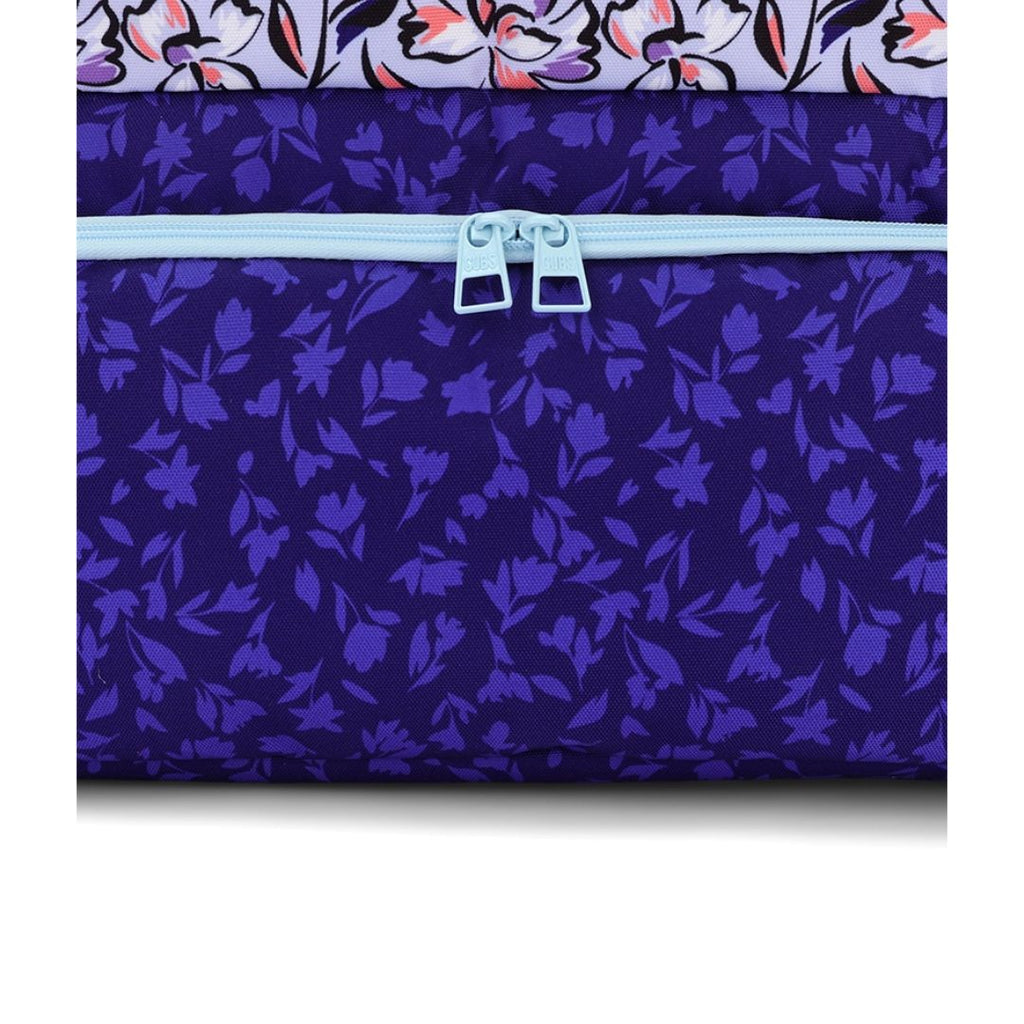 Navy Lilies Tote Cooler 41 L