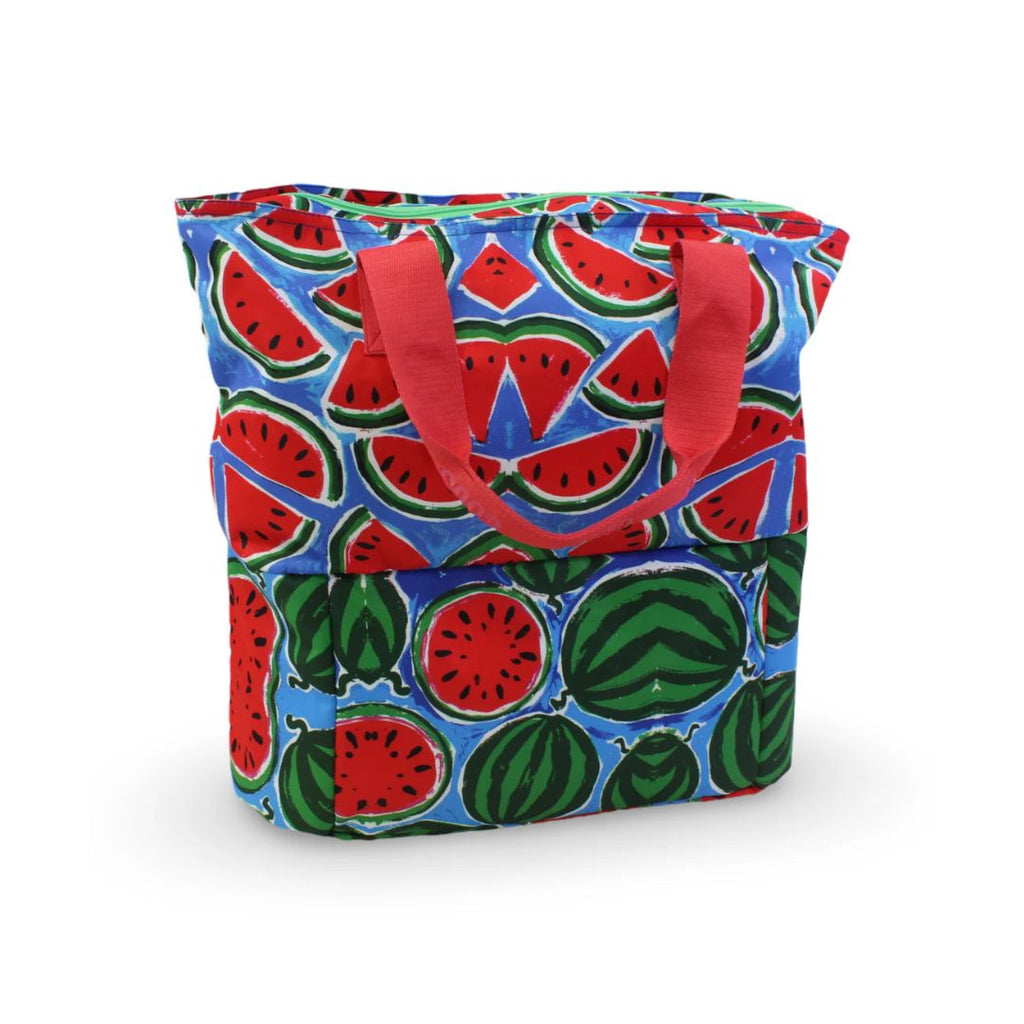 Watermelon Wave Tote Cooler 41 L